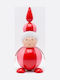 Eurolamp Santa Claus Woman Red Pink Metal 14x13x30cm Eurolamp