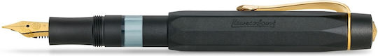 Kaweco Sport Al Fountain Pen Black with Black Ink