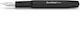 Kaweco Black Fountain Pen Made of Aluminum with Black Ink