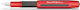 Kaweco Ac Sport Writing Pen Red made of Brass with Blue Ink