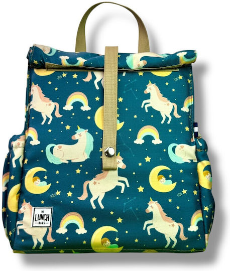 The Lunch Bags School Insulated Handheld Lunch Bag 8 Litre Unicorns 26x19x28cm