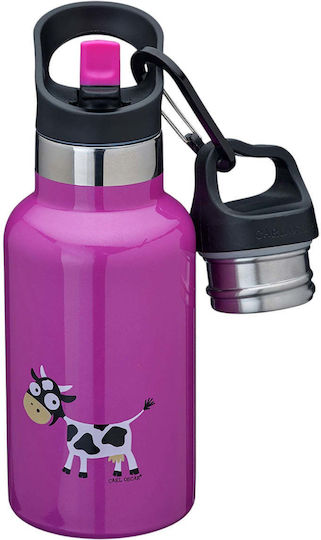 Carl Oscar Sticlă Pentru Copii Termos Oțel Inoxidabil Antivărsare Violet 350ml