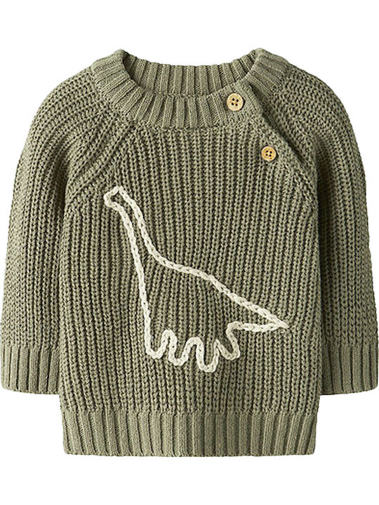 Kinderpullover Langarm Grün