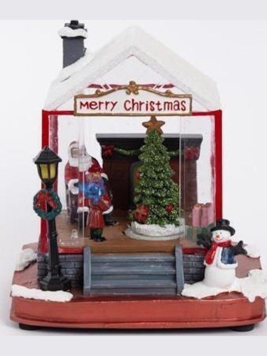 Eurolamp Christmas Decorative House with Battery 17.5x16.5x14.5cm.