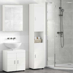 vidaXL Στήλη Μπάνιου Δαπέδου Μ37xΒ31.5xΥ203cm Λ...