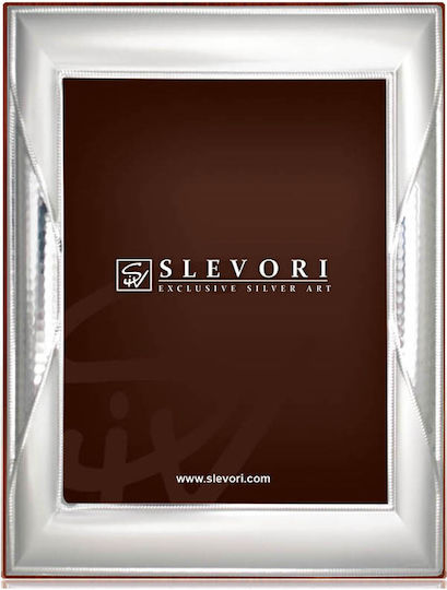 Slevori Fotorahmen Silber mit Silbernem Rahmen