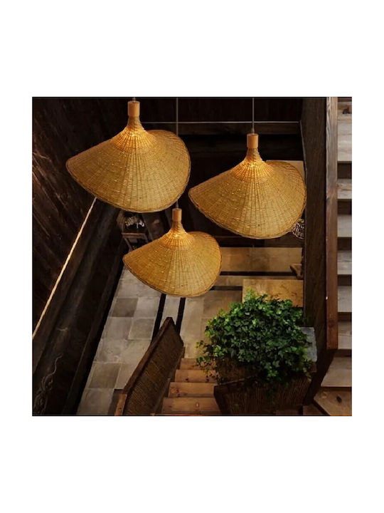 VenCore Κρεμαστό Φωτιστικό Boho Πλέγμα με Ντουί E27 53x53x30εκ.