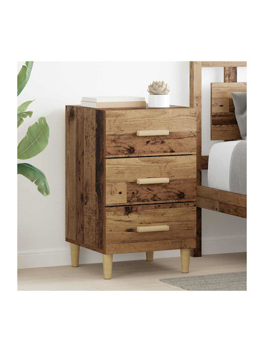 Комод Дървен Old wood 40x40x66см