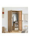 Doppeltür Kleiderschrank Artisian Oak 82.5x51.5x180cm