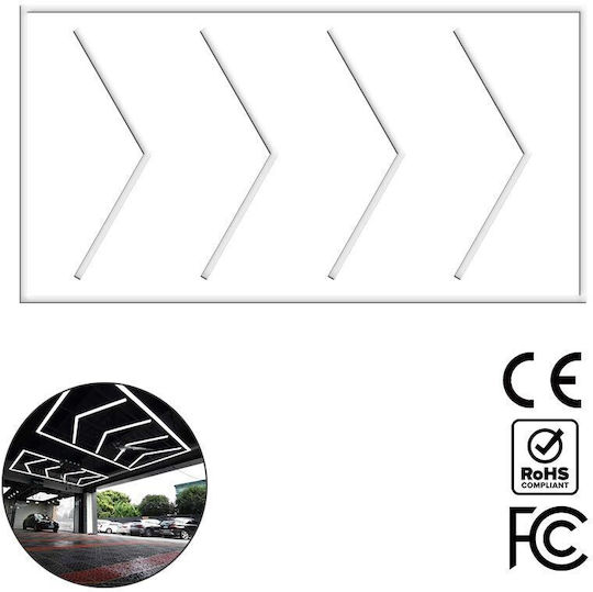 VenCore LED Panel 725W με Ψυχρό Λευκό Φως 6500K