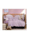 Nef-Nef Homeware Best Friends Комплект Бебешки Чаршафи За Количка Памучни Лилав 120x170бр 3бр