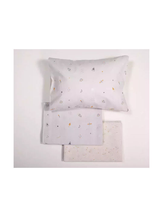 Nef-Nef Homeware Σετ Universe Γκρι 120x170εκ.
