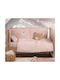 Nef-Nef Homeware Special Party Baby Sheets Set Crib Cotton Pink Pink 120x170cm 3pcs