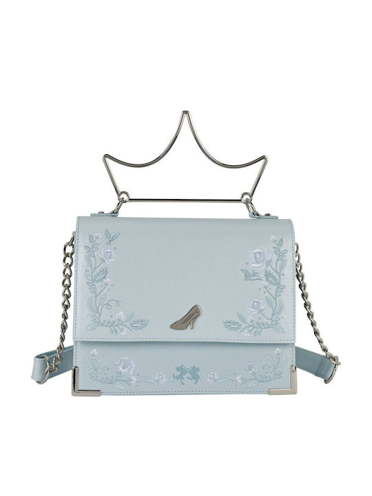 Loungefly Cinderella Παιδική Τσάντα Ώμου Γαλάζια 22.86x7.62x20.32εκ.