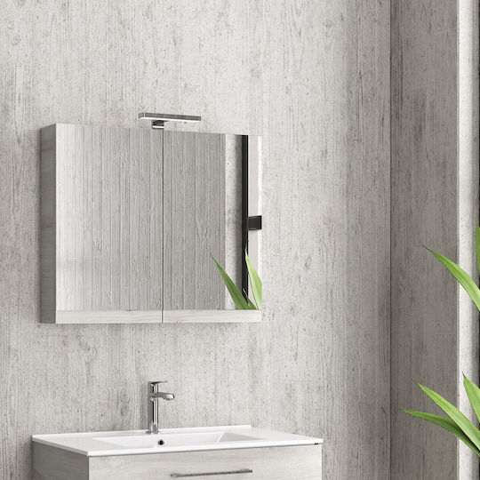 Karag Bathroom Mirror 75x60cm Gray