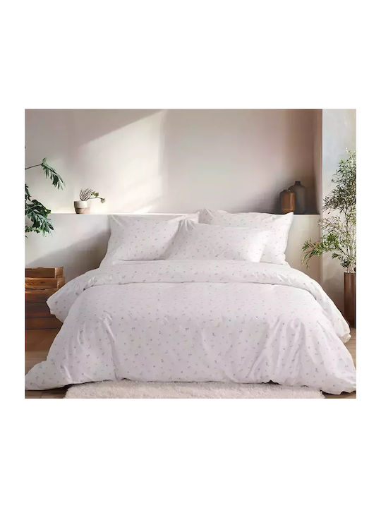 Nef-Nef Homeware Sheet Sets Queen 240x270cm. Signity White 4pcs