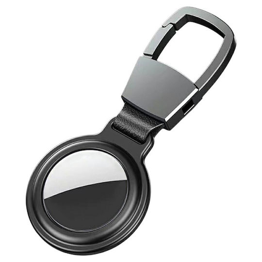 Elegant Aluminum Alloy Husă pentru AirTag în culoarea Negru