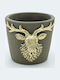 Eurolamp Planter Concrete Multicolour 12.5x11x9.5cm.