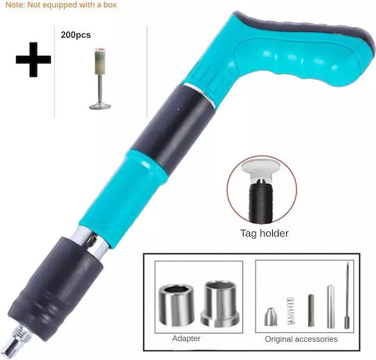 Schraubpistole Einstellbare Stärke Ergonomischer Griff 200 Stück Nägel