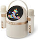 Philips Karaoke Speaker with Wireless Microphones and Lighting Effects TAS2509WT/00 Beige