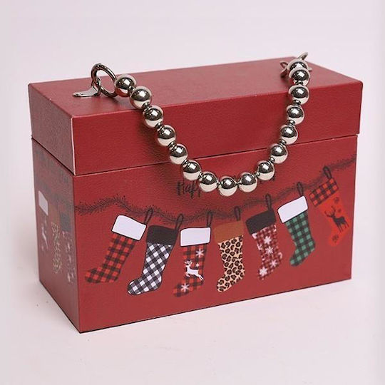 Eurolamp Christmas Gift Packaging Red 20x14x9cm.