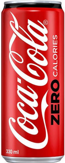 Coca-Cola Zero Cola With Carbonation No Sugar 56857 330ml