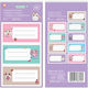 interDRUK Notebook Labels 9pcs