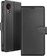 Zanaé Brieftasche Hülle Galaxy Xcover 5 Stand Magnetischer Reiter Schwarz