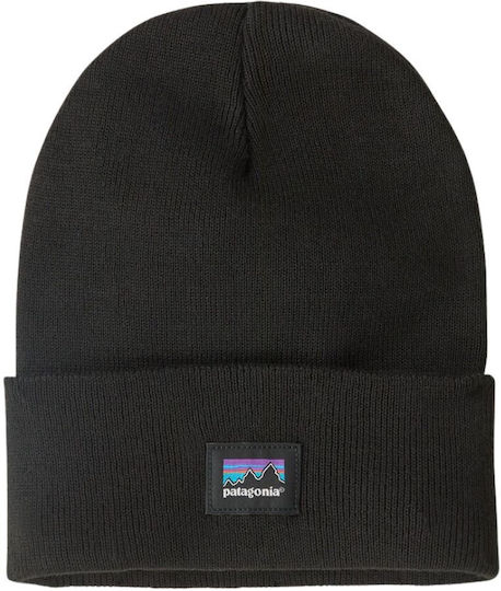 Beanie Unisex Beanie Gestrickt in Schwarz Farbe