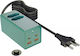 Allocacoc Power Strip 2 Positions with USB-A, USB-C and Cable 1.5m Green