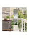 vidaXL Ghiveci Metal Silver 32x140x140cm.