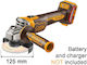 Ingco Grinder 125mm Battery Brushless with Speed Control 20V Solo