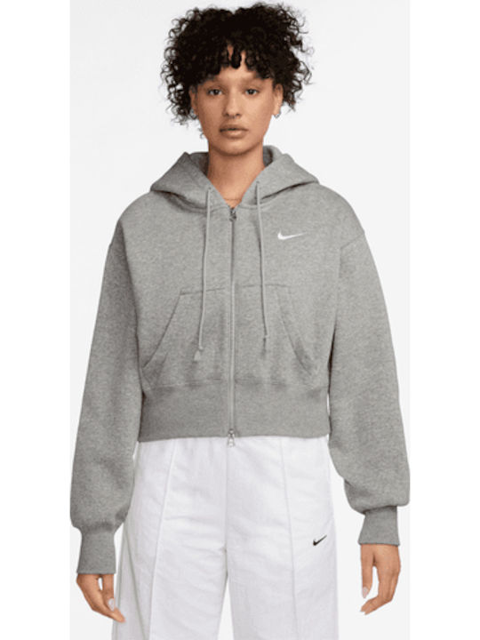 nike sportswear reversible cropped sweatshirt