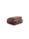 Nef-Nef Homeware Husă de pătură Super Dublu 220x240cm Lernia Mocha 740 g/mp²Gsm