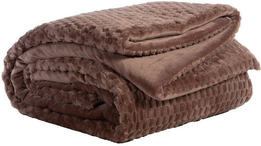 Nef-Nef Homeware Комбинирано одеяло Единично 160x220бр Lernia Мока 240 г/м²Gsm