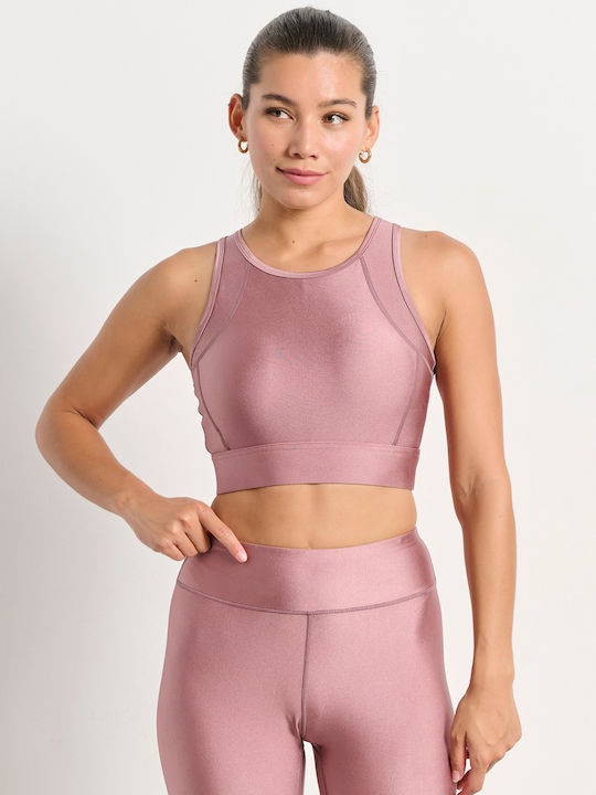 BodyTalk Women's Sports Bra without Padding Pink