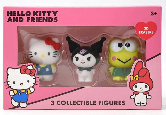 Hello Kitty & Friends Set 3 Radiere 4,5 cm 3 Bucăți