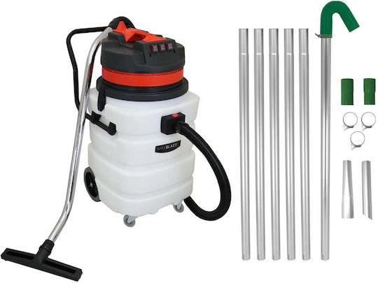 Gutter Vacuum Stangen & 90l Nass- und Trocken-Vakuumierer