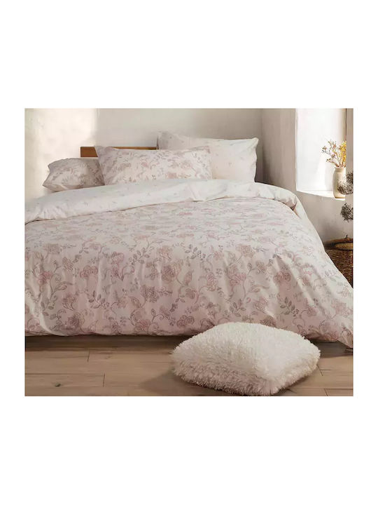 Nef-Nef Homeware Bettwäsche-Set Überdoppel 240x270cm. Carena L.grey 4Stück