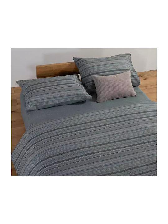 Nef-Nef Homeware Bettwäsche-Set Überdoppel 240x270cm. Degree Denim 4Stück