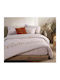 Nef-Nef Homeware Sheet Sets King Size with Elastic 180x200+35cm. Fragesca Grey 4pcs