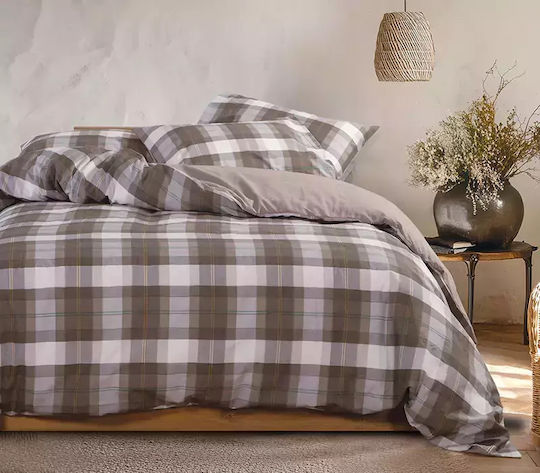 Nef-Nef Homeware Sheet Sets Single 170x270cm. Racket Golden Brown 3pcs