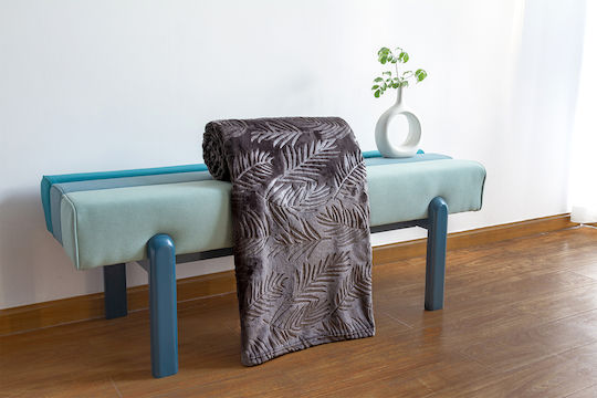 Chios Hellas Piqué Decke Doppel 200x220cm Grau 35245GK