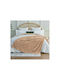 Chios Hellas Decke Samt Doppel 200x220cm Beige
