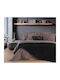 Nef-Nef Homeware Velosso Одеяло Кадифе Двойно 230x240см Черно