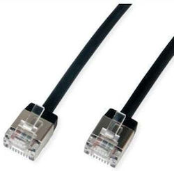 Roline U/FTP (STP) Cat.6a Мрежов Кабел Ethernet 0.5м Черен Roline U/FTP (STP) Cat.6a Мрежов Кабел Ethernet 0.5м Черен
