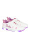 Barbie Παιδικά Sneakers με Σκρατς Λευκά