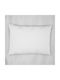 Dimcol Exotic Line Σετ Μαξιλαροθήκες με Φάσα White 50x70εκ.