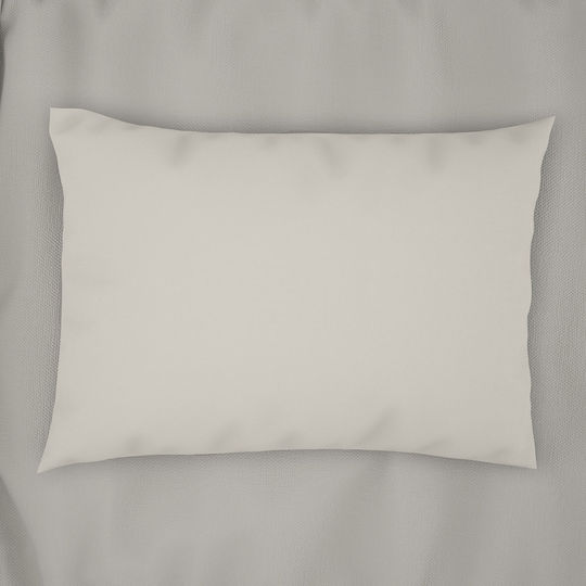 Dimcol Exotic Line Σετ Μαξιλαροθήκες με Φάσα Ecru 50x70εκ.