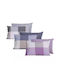 Nef-Nef Homeware Bamb.casual Check Калъфка за Възглавница с корица за плик Bordo 52x72см.